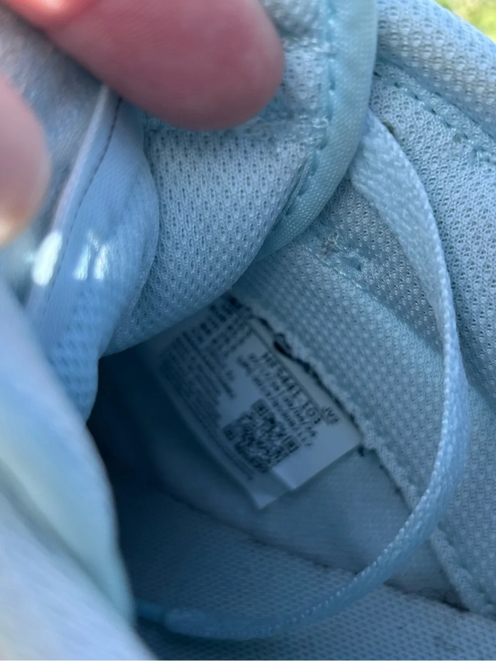 Nike Kids Low-Top Sneakers in Sky Blue and White